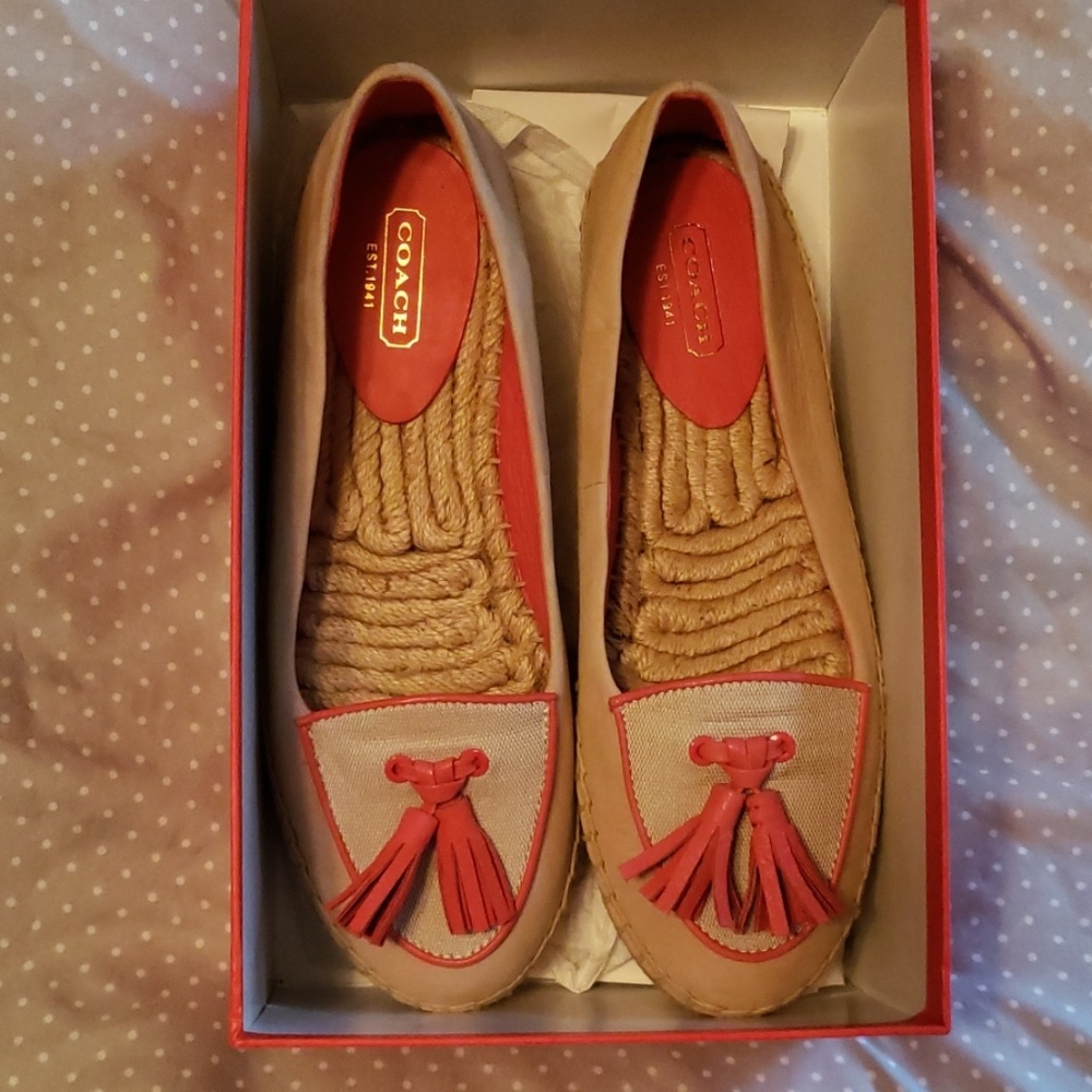 Coach Romy Nubuck/Soft Nappa Flats - Picture 5 of 6